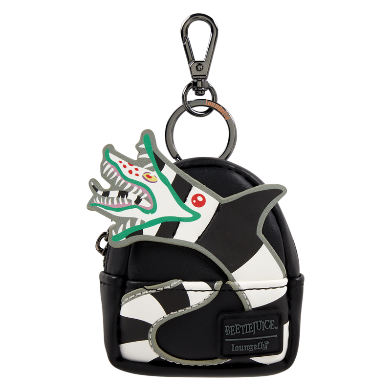 Loungefly Beetlejuice Exclusive Cosplay Mystery Mini Backpack Keychain Charm