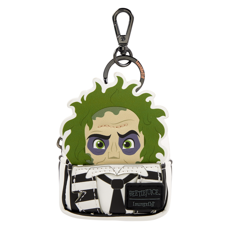 Loungefly Beetlejuice Exclusive Cosplay Mystery Mini Backpack Keychain Charm