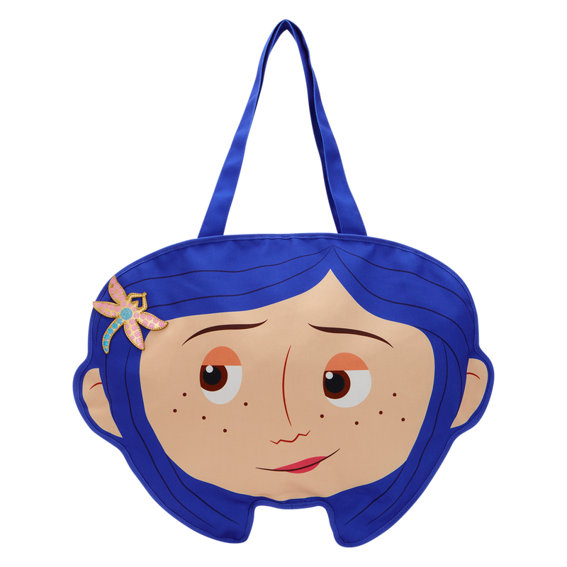 Loungefly Coraline Cosplay Oversized Canvas Tote Bag