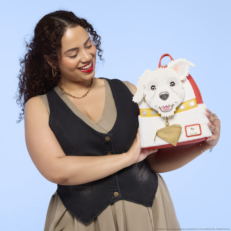 Loungefly DC Supergirl Krypto Cosplay Mini Backpack