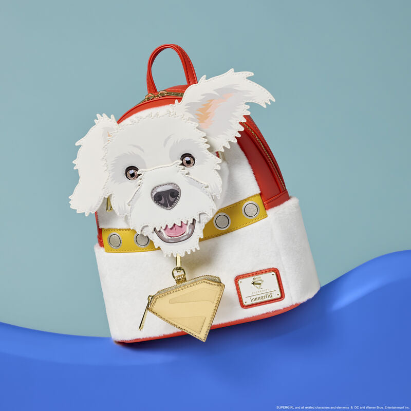 Loungefly DC Supergirl Krypto Cosplay Mini Backpack