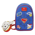 Loungefly Supergirl Krypto Sling Crossbody Bag with Coin Bag