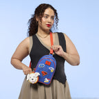 Loungefly Supergirl Krypto Sling Crossbody Bag with Coin Bag
