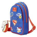 Loungefly Supergirl Krypto Sling Crossbody Bag with Coin Bag