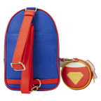 Loungefly Supergirl Krypto Sling Crossbody Bag with Coin Bag