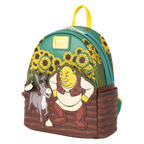 Loungefly Shrek & Donkey Sunflower Field Mini Backpack