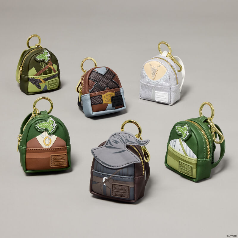 Loungefly The Lord of the Rings Cosplay Mystery Mini Backpack Keychain Charm