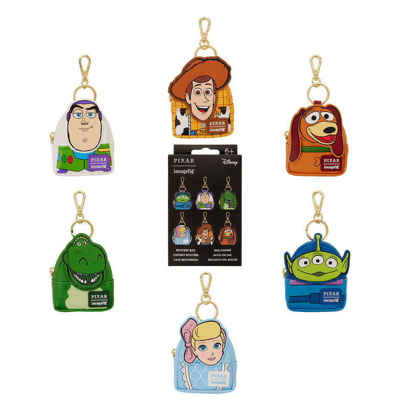 Loungefly Toy Story 30th Anniversary Cosplay Mystery Mini Backpack Keychain Charm