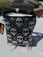 Rhinestone Skull Bag