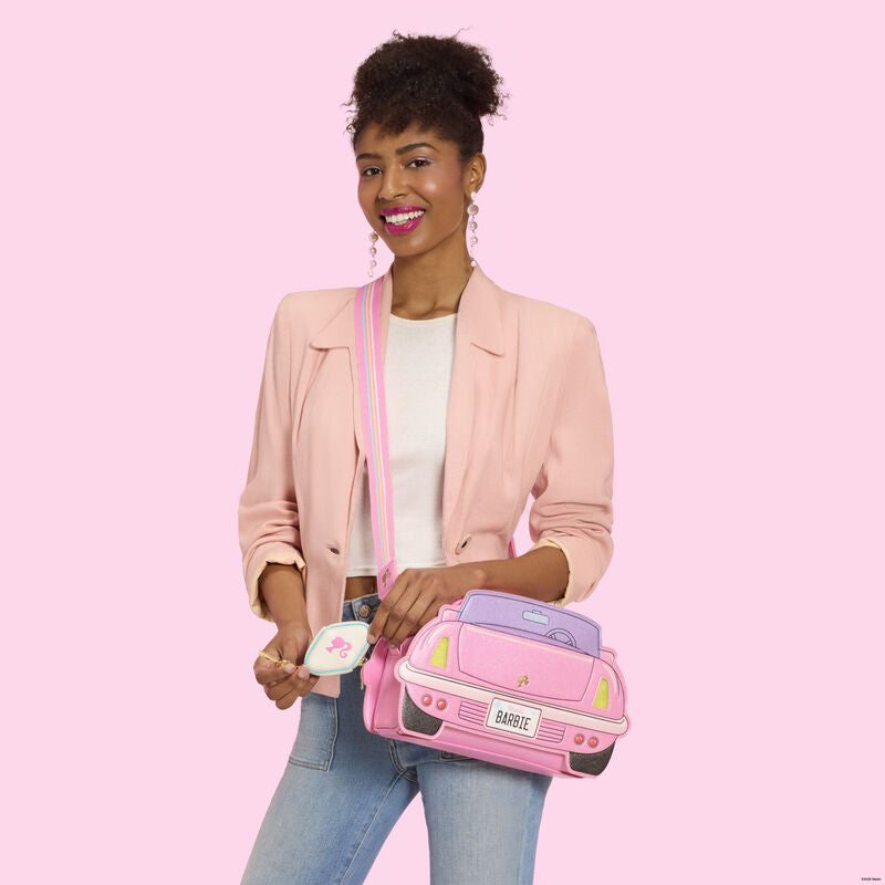 Loungefly Mattel Barbie Corvette Car Light-Up Crossbody Bag with Coin Bag