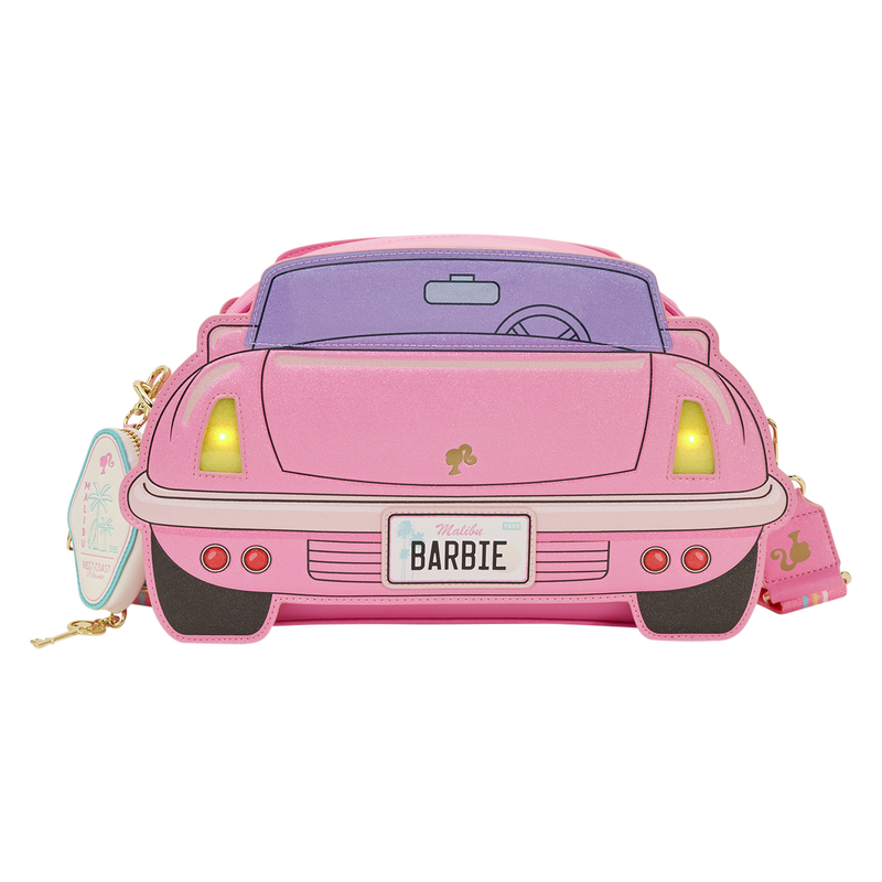 Loungefly Mattel Barbie Corvette Car Light-Up Crossbody Bag with Coin Bag