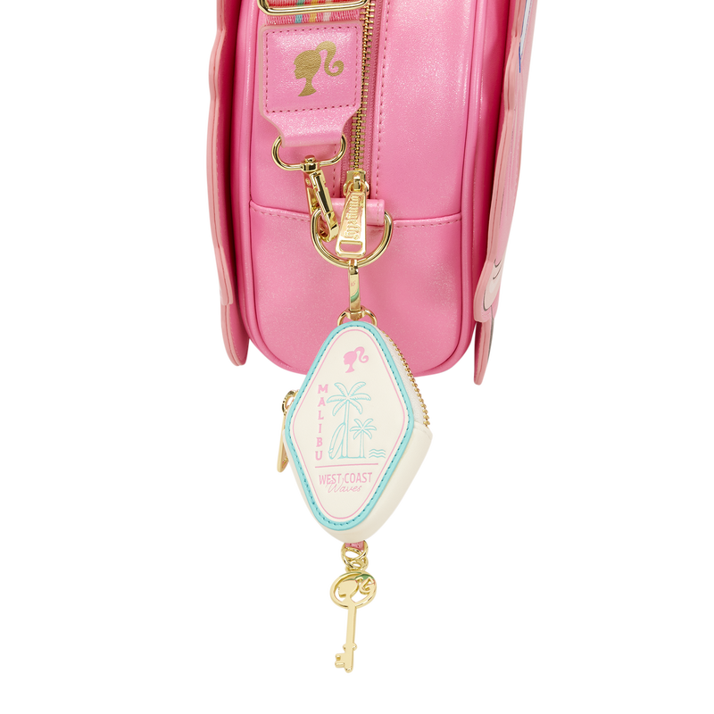 Loungefly Mattel Barbie Corvette Car Light-Up Crossbody Bag with Coin Bag