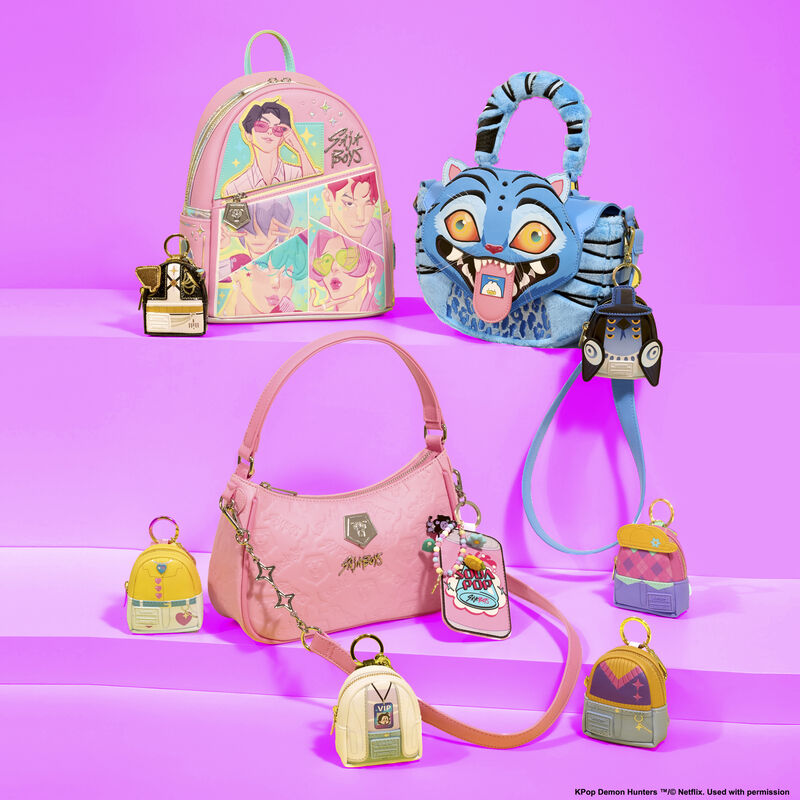 Loungefly KPop Demon Hunters Derpy Glow Cosplay Crossbody Bag