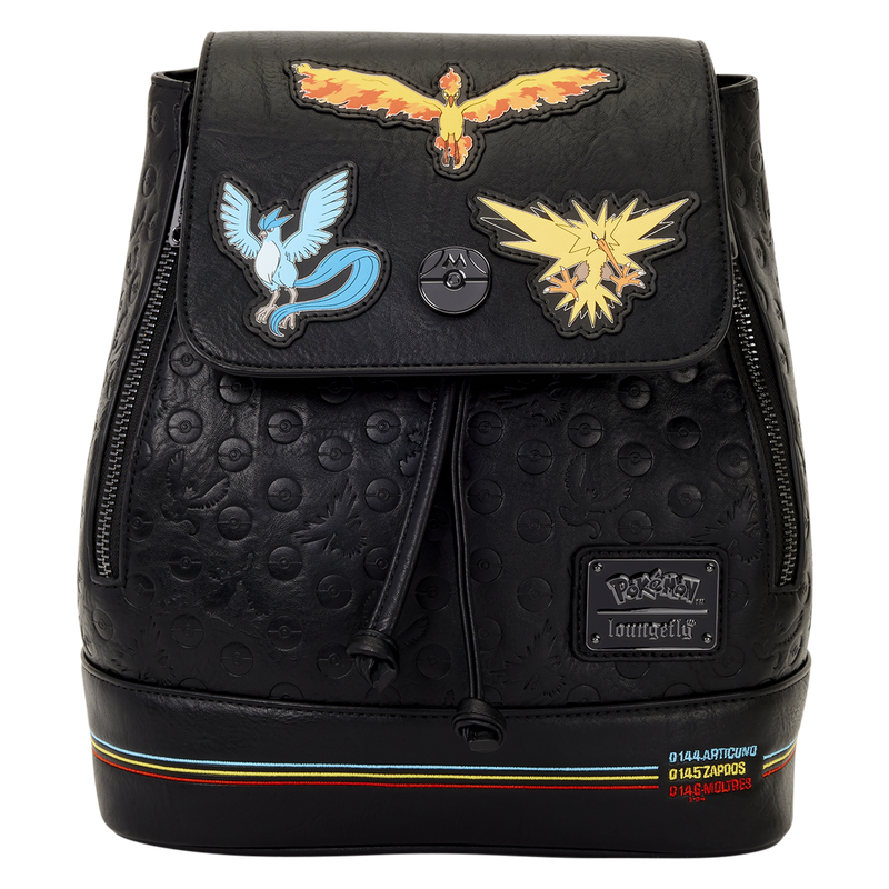 Loungefly Pokémon Legendary Birds and Beasts Drawstring Mini Backpack