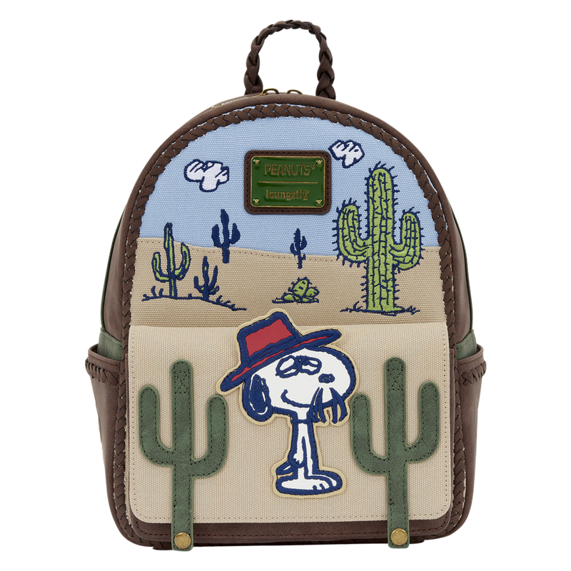 Loungefly Peanuts Spike Desert Mini Backpack