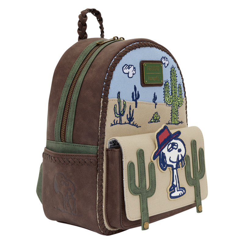 Loungefly Peanuts Spike Desert Mini Backpack