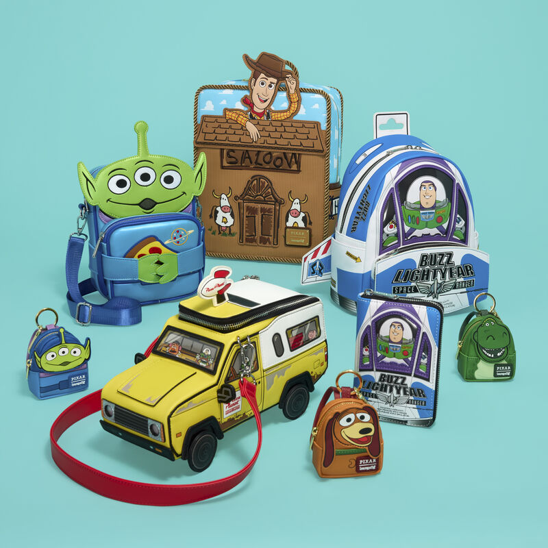 Loungefly Toy Story 30th Anniversary Cosplay Mystery Mini Backpack Keychain Charm