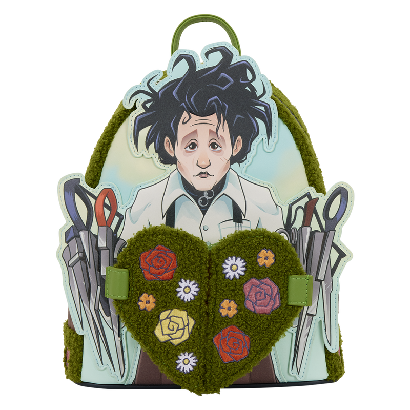 Loungefly Edward Scissorhands Tim Burton Sherpa Mini Backpack
