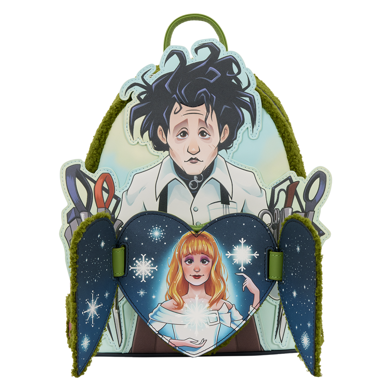 Loungefly Edward Scissorhands Tim Burton Sherpa Mini Backpack