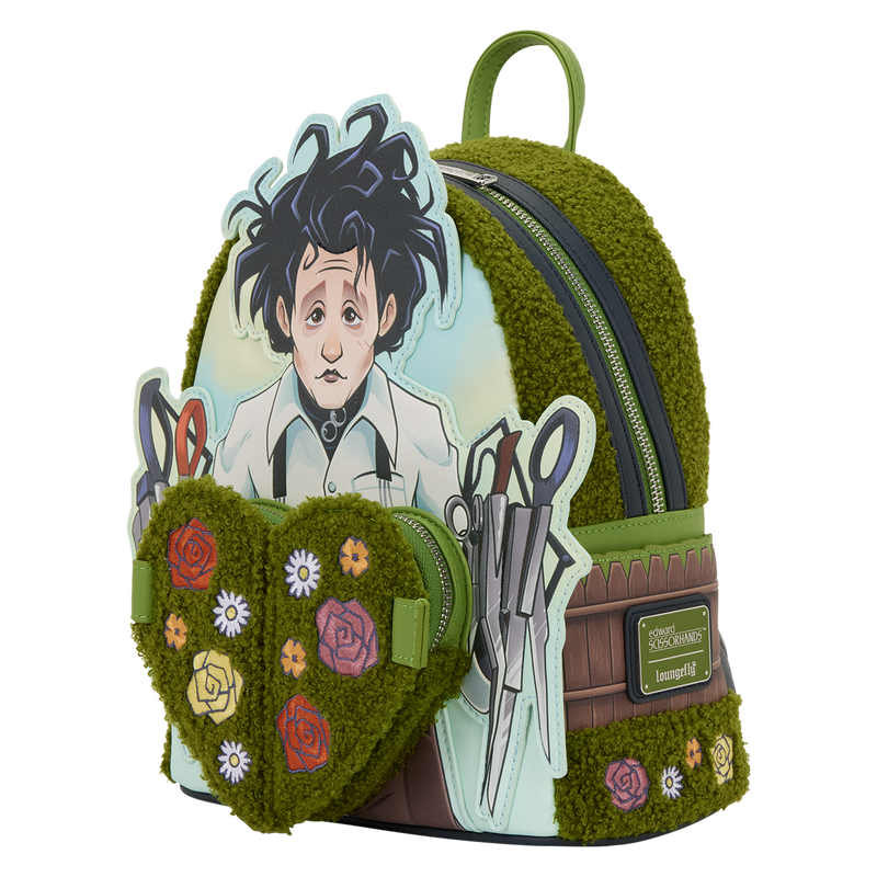 Loungefly Edward Scissorhands Tim Burton Sherpa Mini Backpack