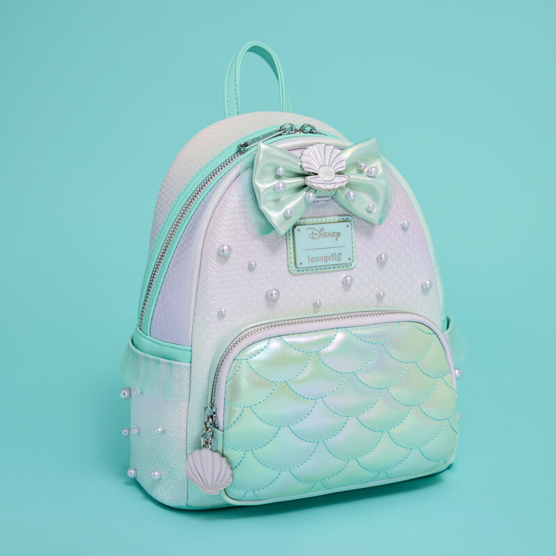 Loungefly The Little Mermaid Iridescent Pearl Mini Backpack