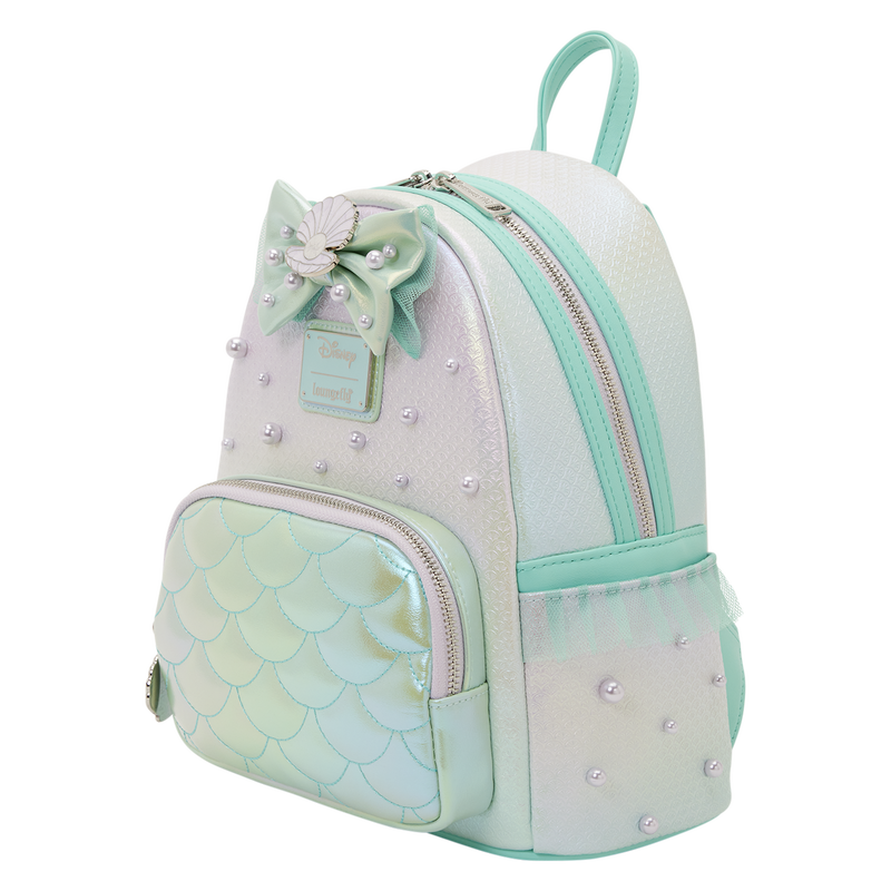 Loungefly The Little Mermaid Iridescent Pearl Mini Backpack