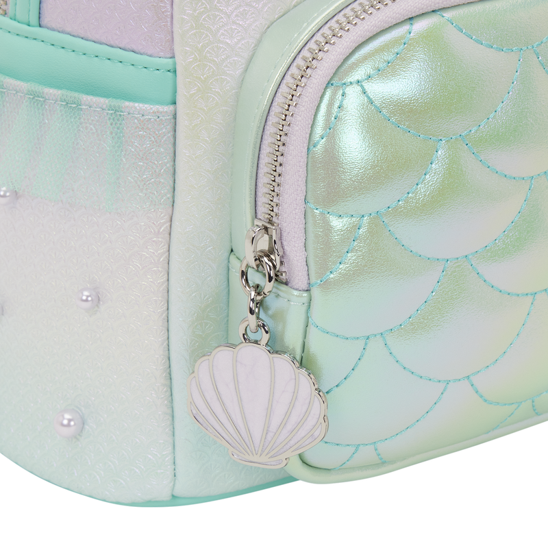Loungefly The Little Mermaid Iridescent Pearl Mini Backpack