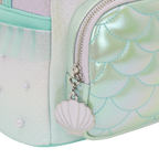 Loungefly The Little Mermaid Iridescent Pearl Mini Backpack