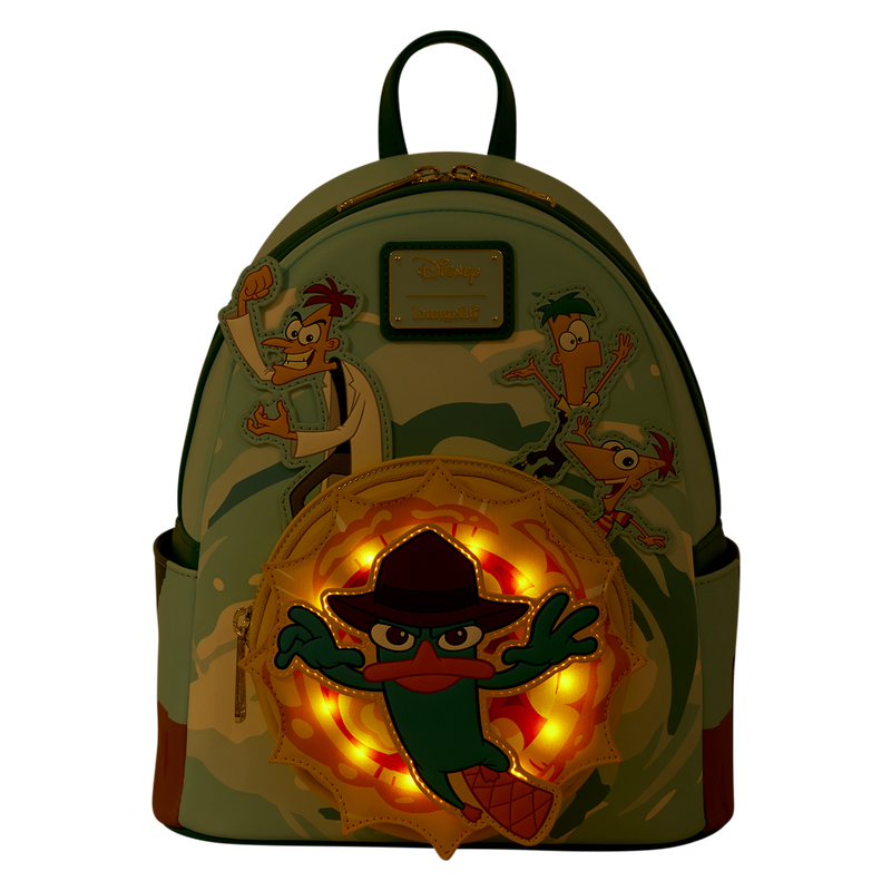 Loungefly Disney Phineas & Ferb Light-Up Mini Backpack