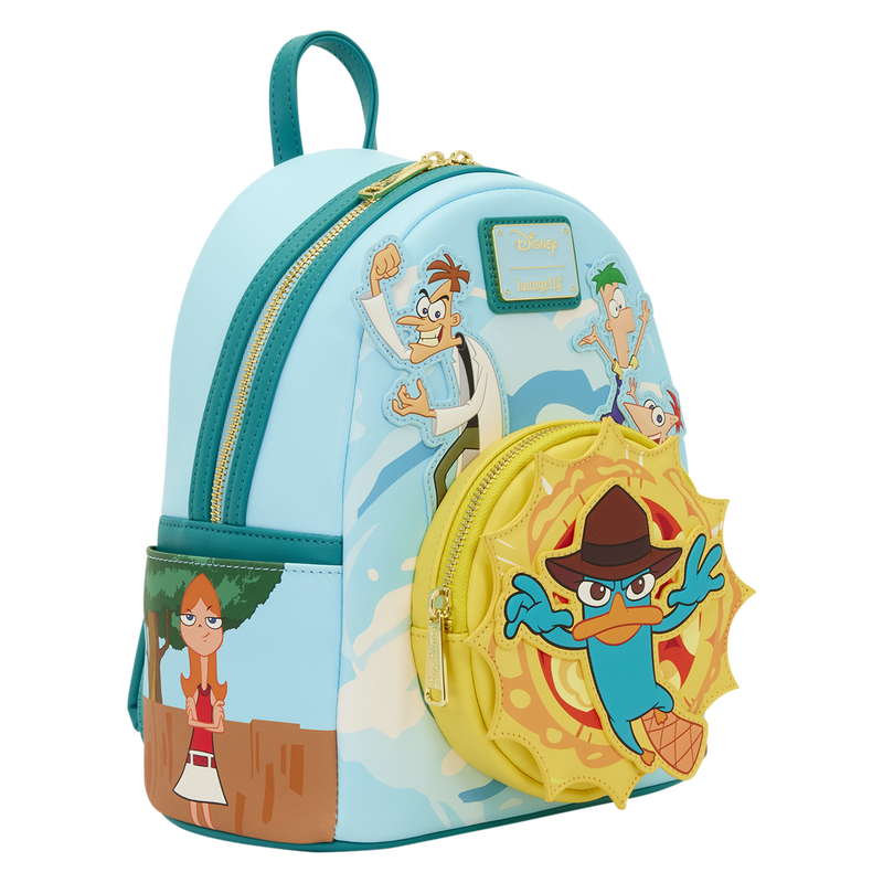 Loungefly Disney Phineas & Ferb Light-Up Mini Backpack
