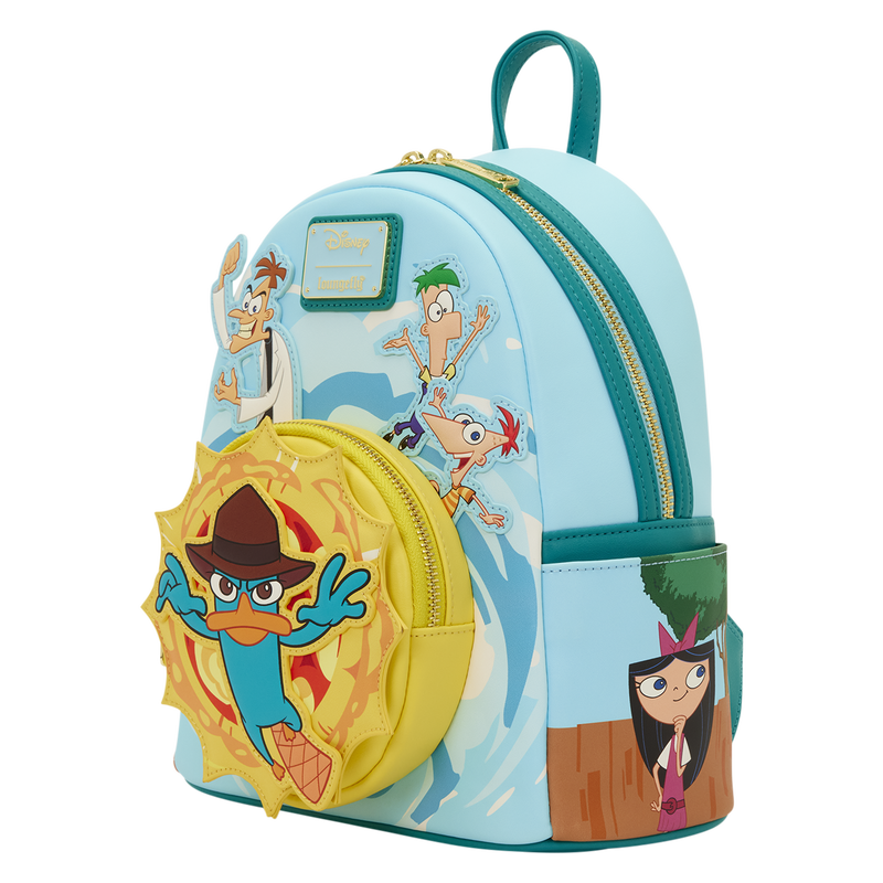 Loungefly Disney Phineas & Ferb Light-Up Mini Backpack