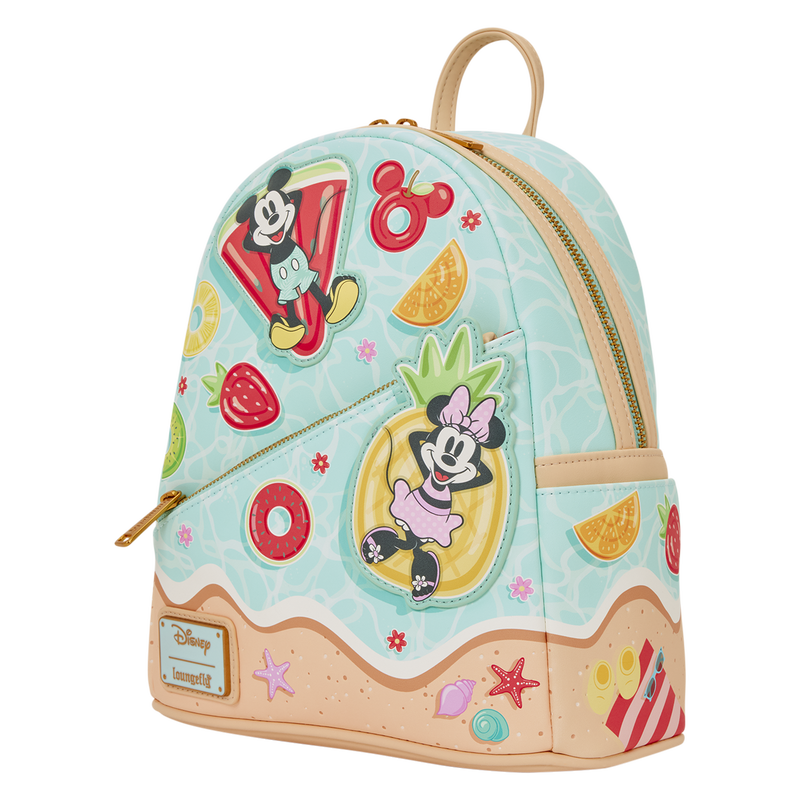Loungefly Disney Mickey & Minnie Beach Fun Mini Backpack