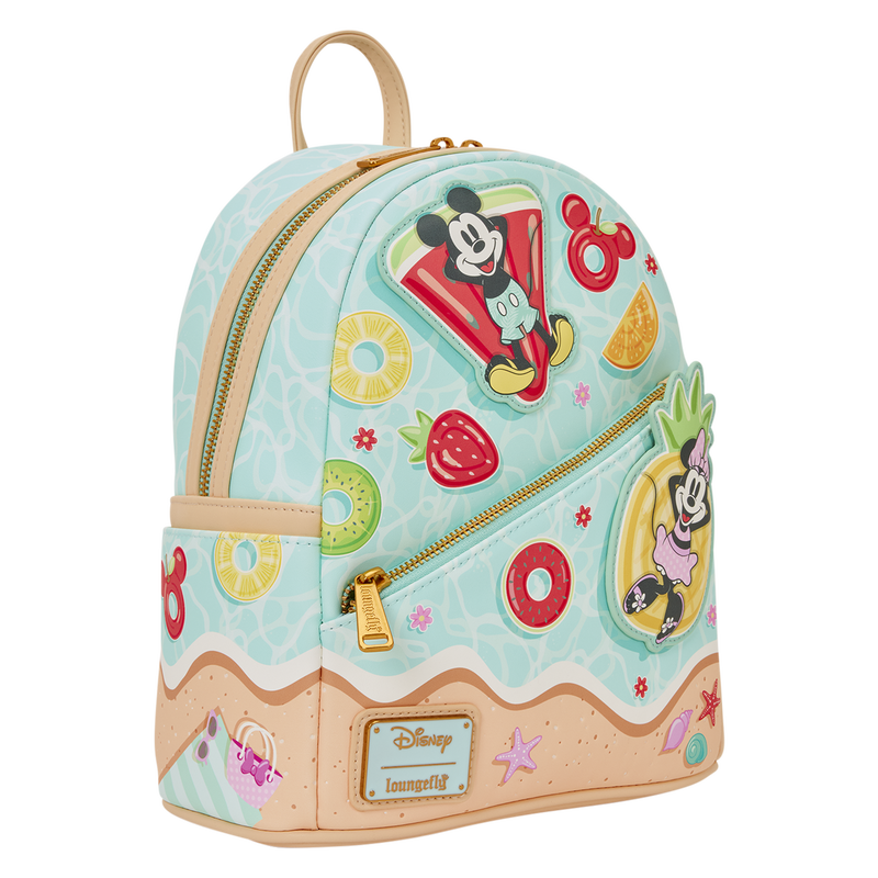 Loungefly Disney Mickey & Minnie Beach Fun Mini Backpack
