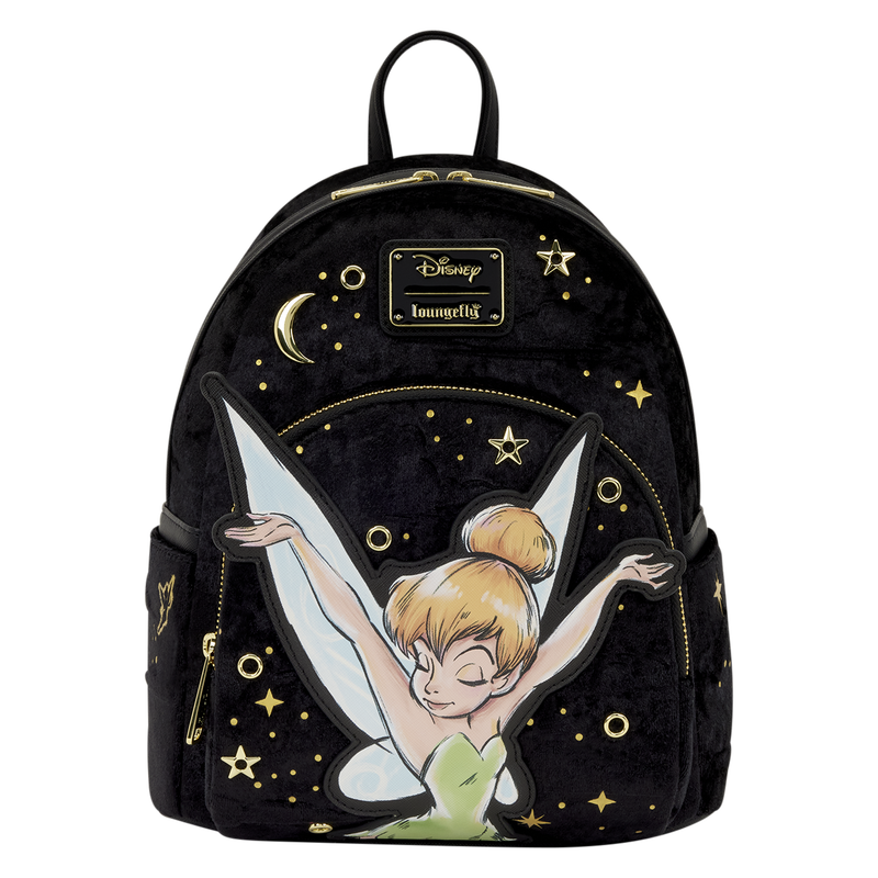 Loungefly Disney Tinker Bell Pixie Dust Velvet Mini Backpack