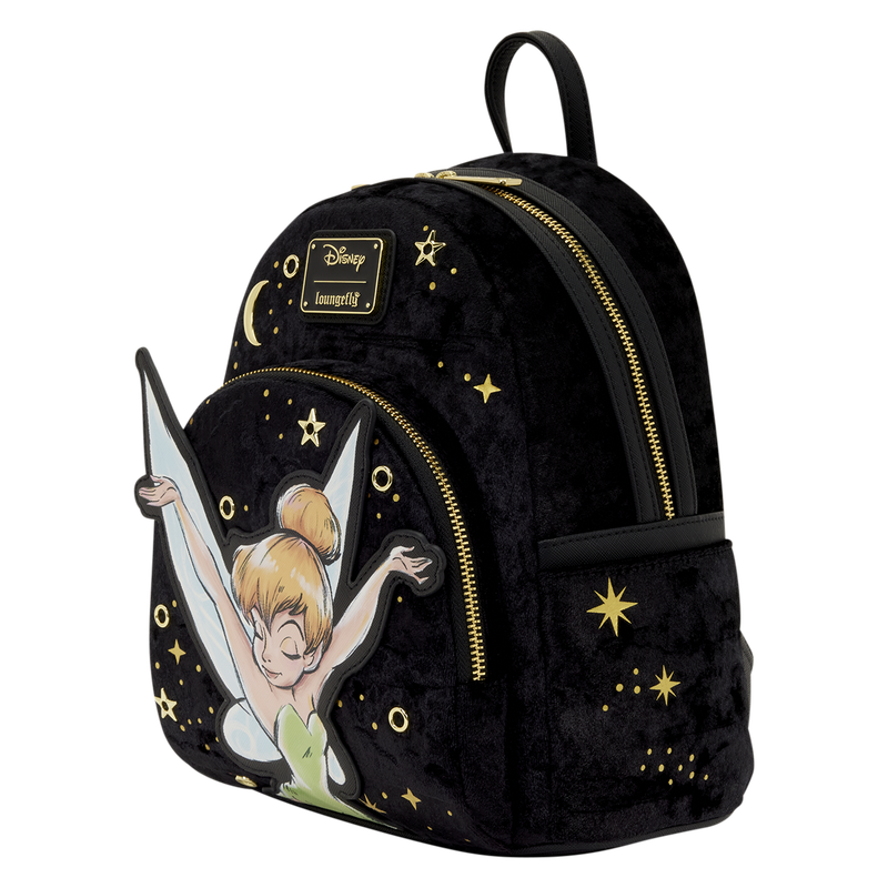 Loungefly Disney Tinker Bell Pixie Dust Velvet Mini Backpack