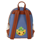 Loungefly Disney Tangled Rapunzel Glow In The Dark Pin Trader Mini Backpack