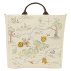 Loungefly Disney Winnie the Pooh Hundred Acre Wood Tote Pin Trader Crossbody Bag