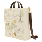 Loungefly Disney Winnie the Pooh Hundred Acre Wood Tote Pin Trader Crossbody Bag