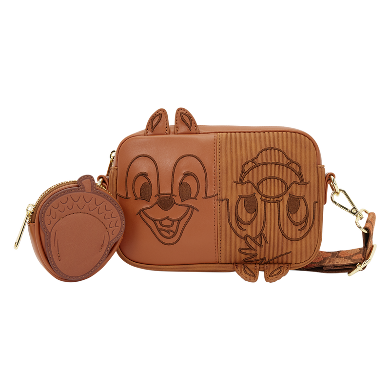 Loungefly Chip 'n' Dale Sling Crossbody Bag with Coin Bag