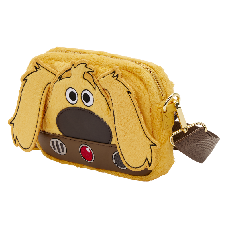 Loungefly Disney Pixar Up Dug Sling Crossbody Bag with Coin Bag