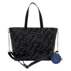 Loungefly Disney Lilo & Stitch Space Adventure Glow Tote Crossbody Bag with Coin Bag