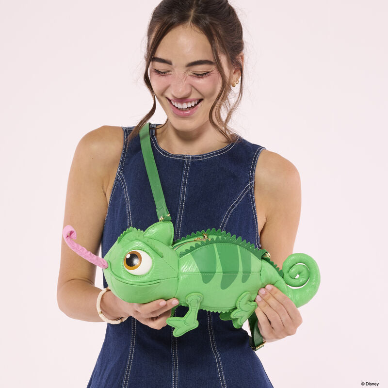 Loungefly Disney Tangled Pascal Figural Crossbody Bag