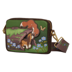 Loungefly Disney The Fox and the Hound Tod & Copper Sling Crossbody Bag with Coin Bag
