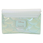 Loungefly The Little Mermaid Iridescent Pearl Flap Wallet