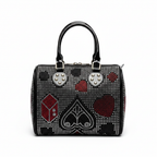 Black Rhinestone Bag - Front