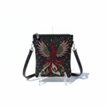 Rhinestone Phoenix Crossbody Bag studio white background