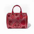 Red Rhinestone Bag - Front