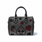 Rhinestone Handbag - White Background
